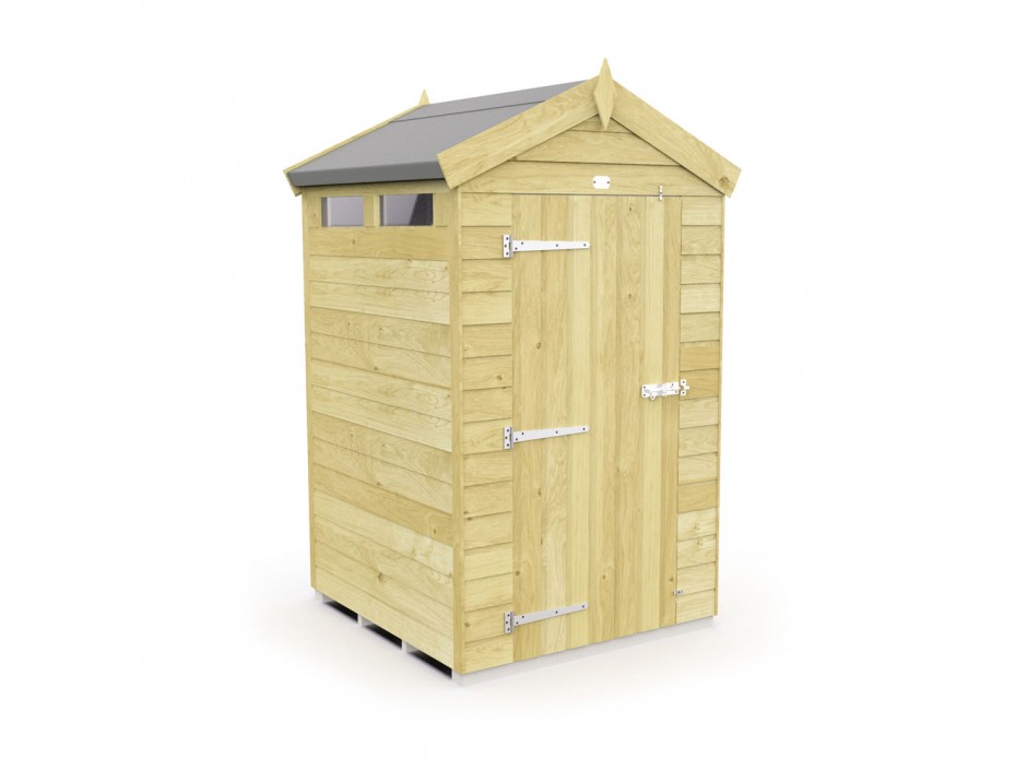 4ft x 4ft Apex Security Shed