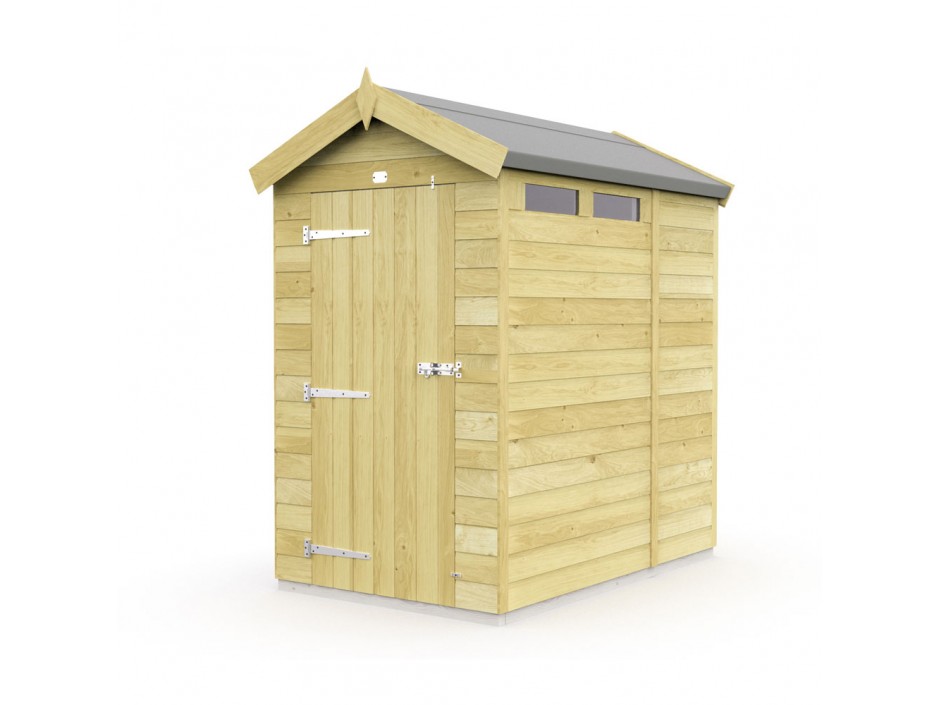 4ft x 7ft Apex Security Shed