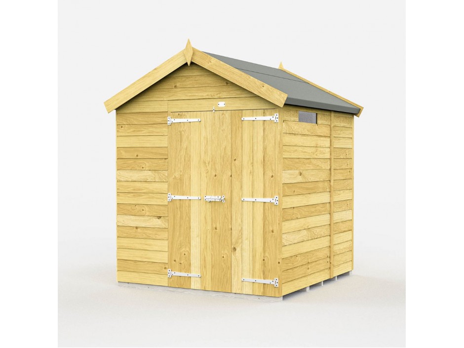 6ft x 5ft Apex Security Shed