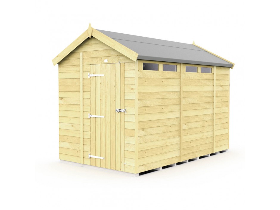 6ft x 11ft Apex Security Shed