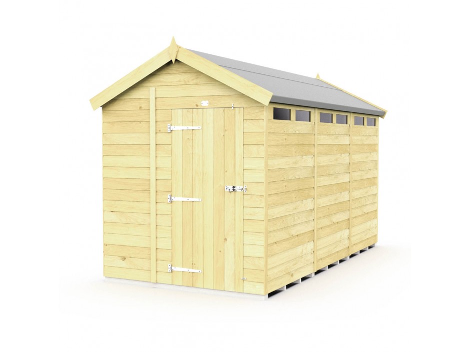 6ft x 12ft Apex Security Shed