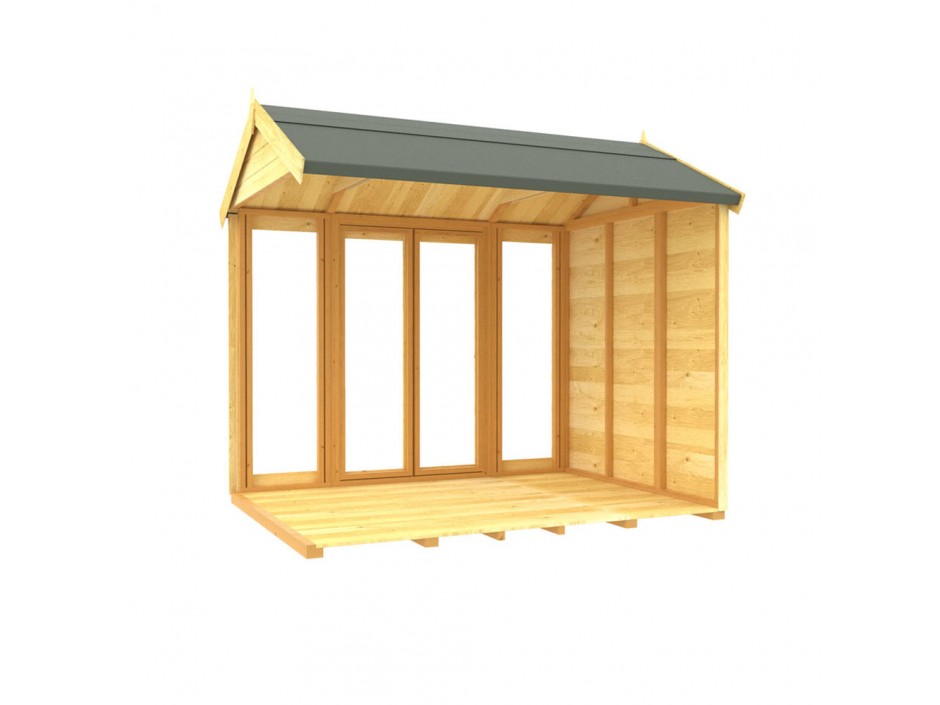 5ft x 8ft Apex Summer House (Full Height Window)