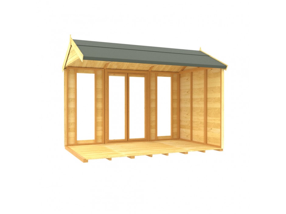 5ft x 10ft Apex Summer House (Full Height Window)