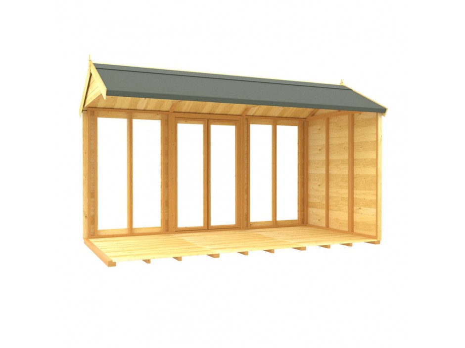 5ft x 12ft Apex Summer House (Full Height Window)