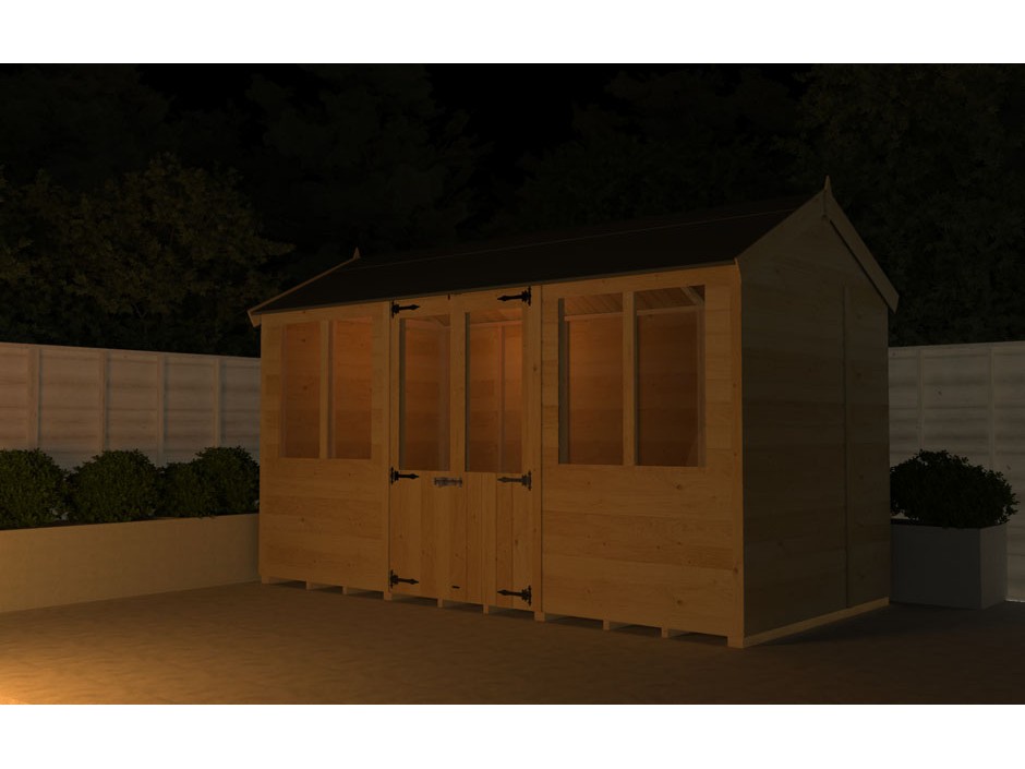 F&F 5ft x 20ft Apex Summer House