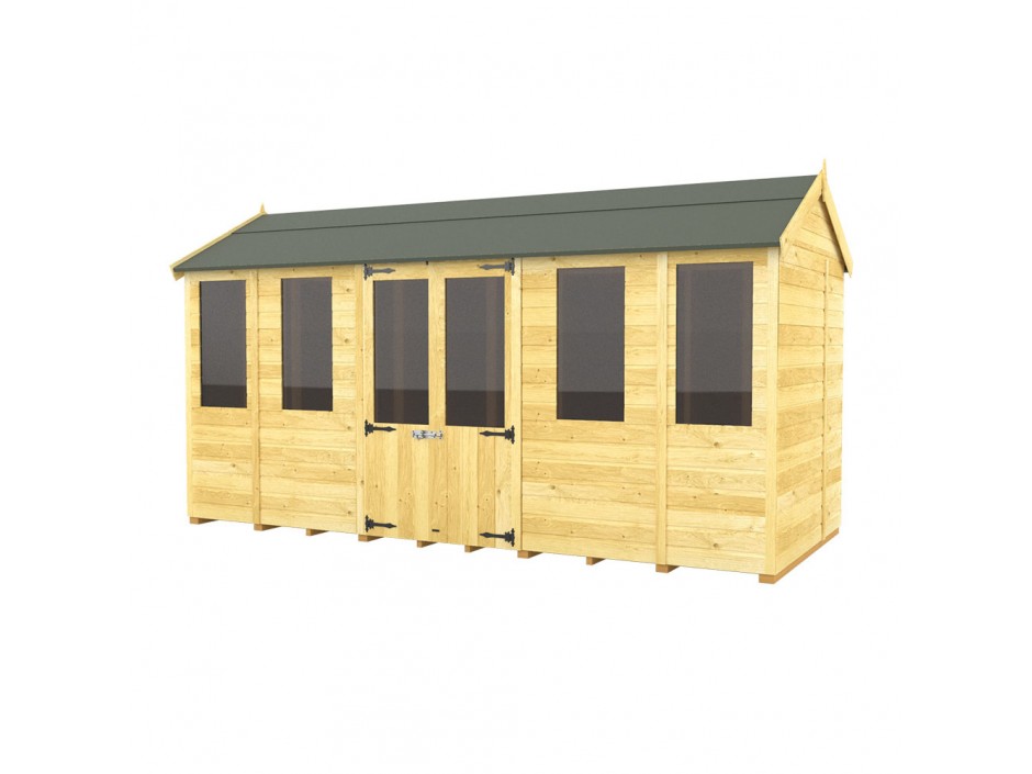 5ft x 14ft Apex Summer House