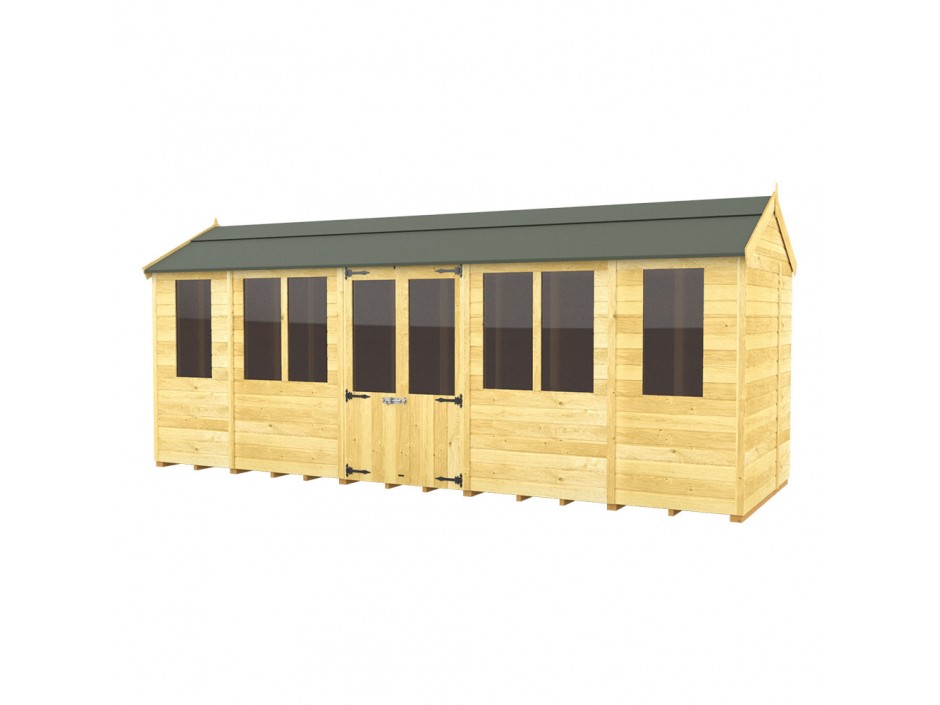 6ft x 18ft Apex Summer House