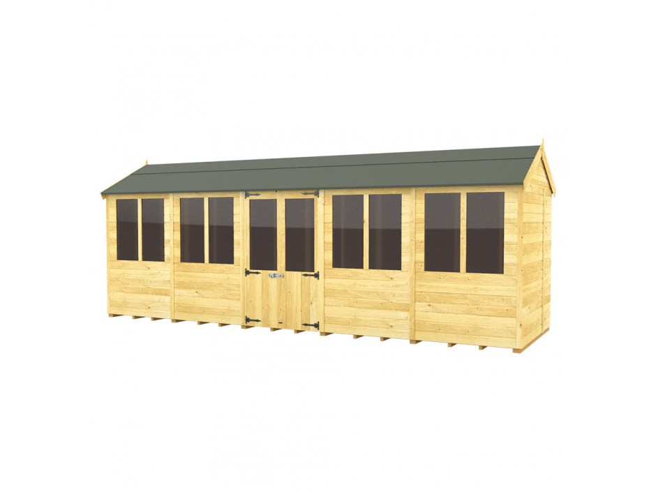 6ft x 20ft Apex Summer House