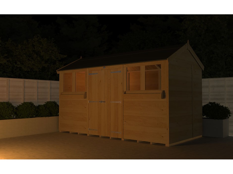 8ft x 8ft Apex Summer Shed