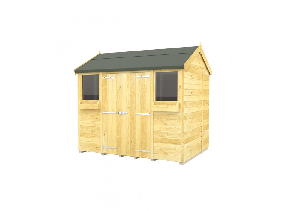 5ft x 8ft Apex Summer Shed