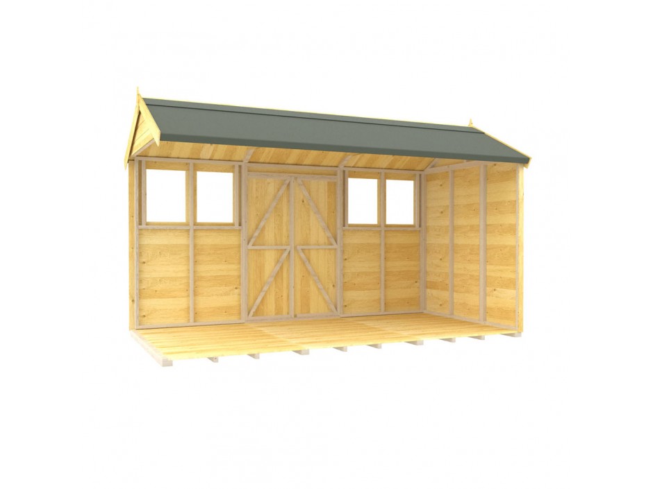 5ft x 12ft Apex Summer Shed