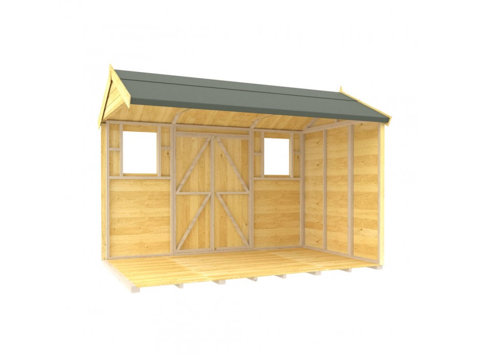 6ft x 10ft Apex Summer Shed