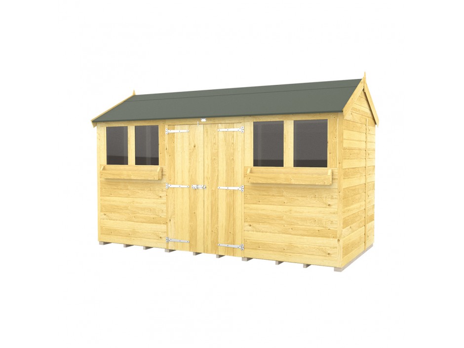 6ft x 12ft Apex Summer Shed