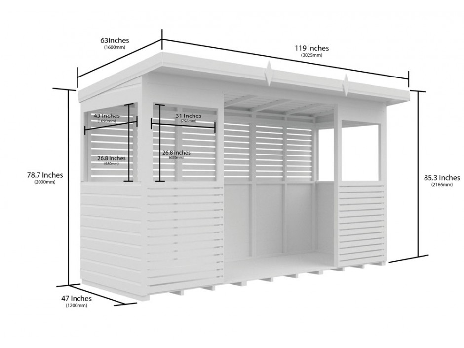 12ft x 4ft BBQ/Outdoor Kitchen