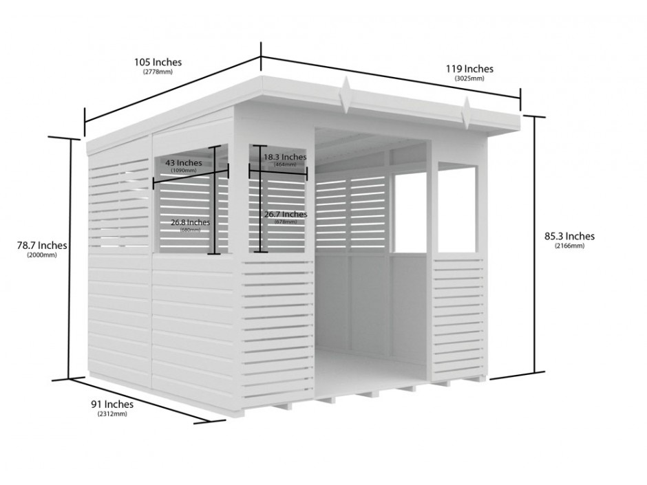 8ft x 8ft BBQ/Outdoor Kitchen