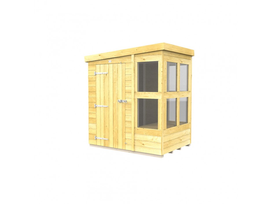 6ft x 4ft Pent Potting Shed