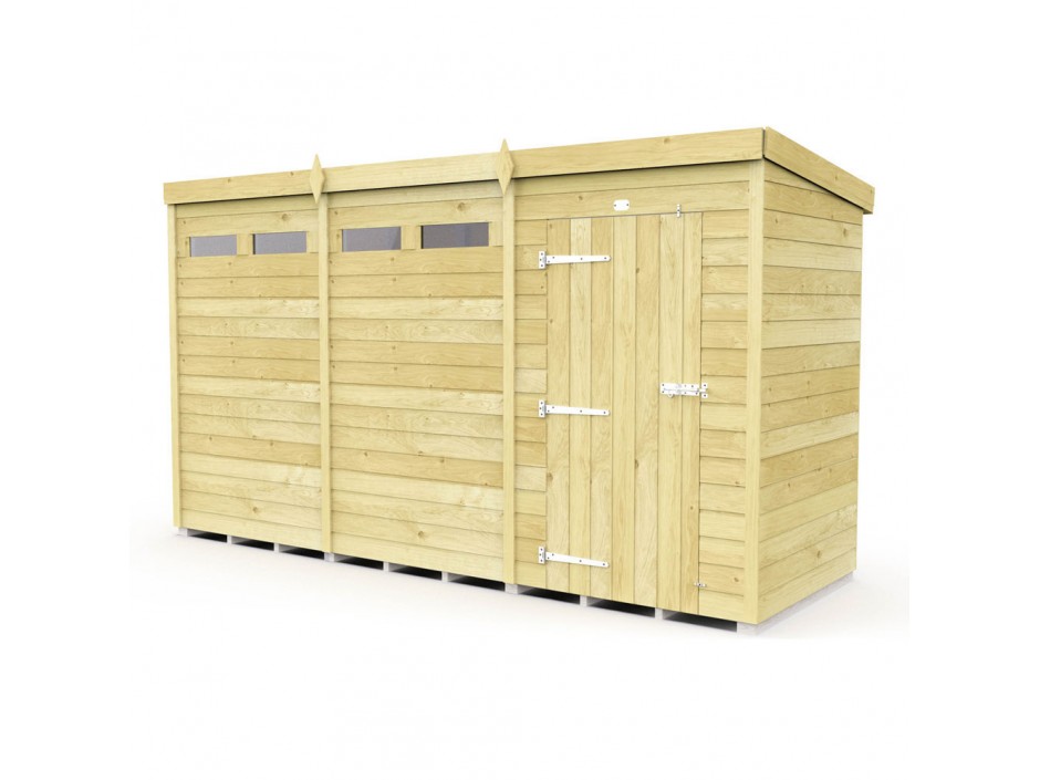 12ft x 4ft Pent Security Shed