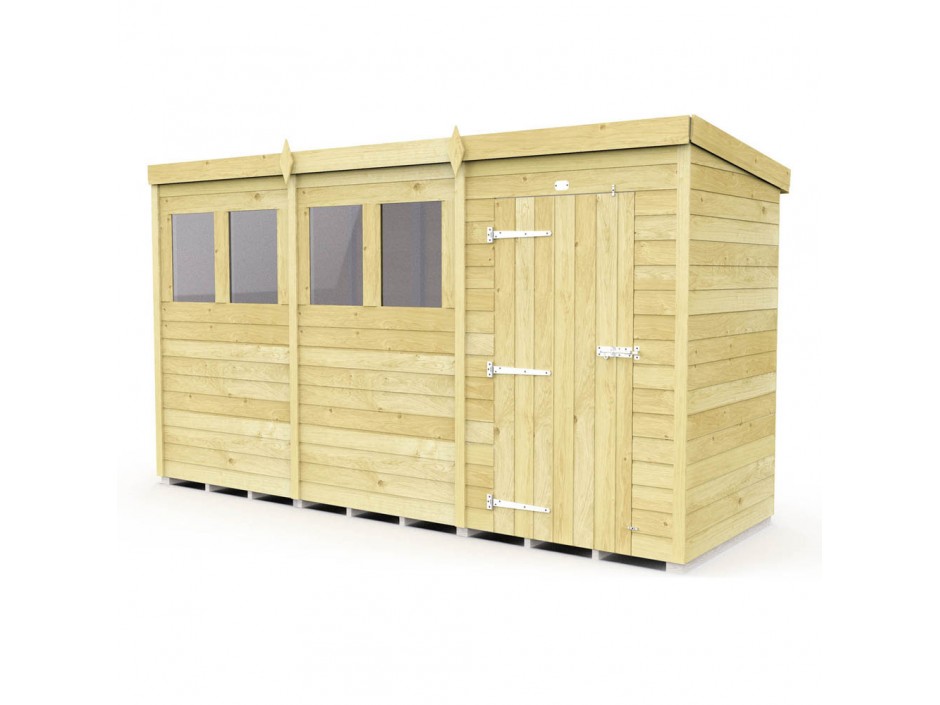 12ft x 4ft Pent Shed