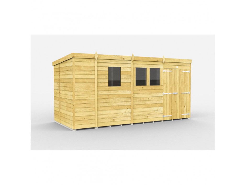 13ft x 6ft Pent Shed