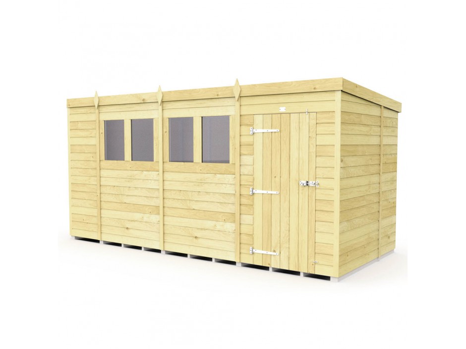 15ft x 7ft Pent Shed