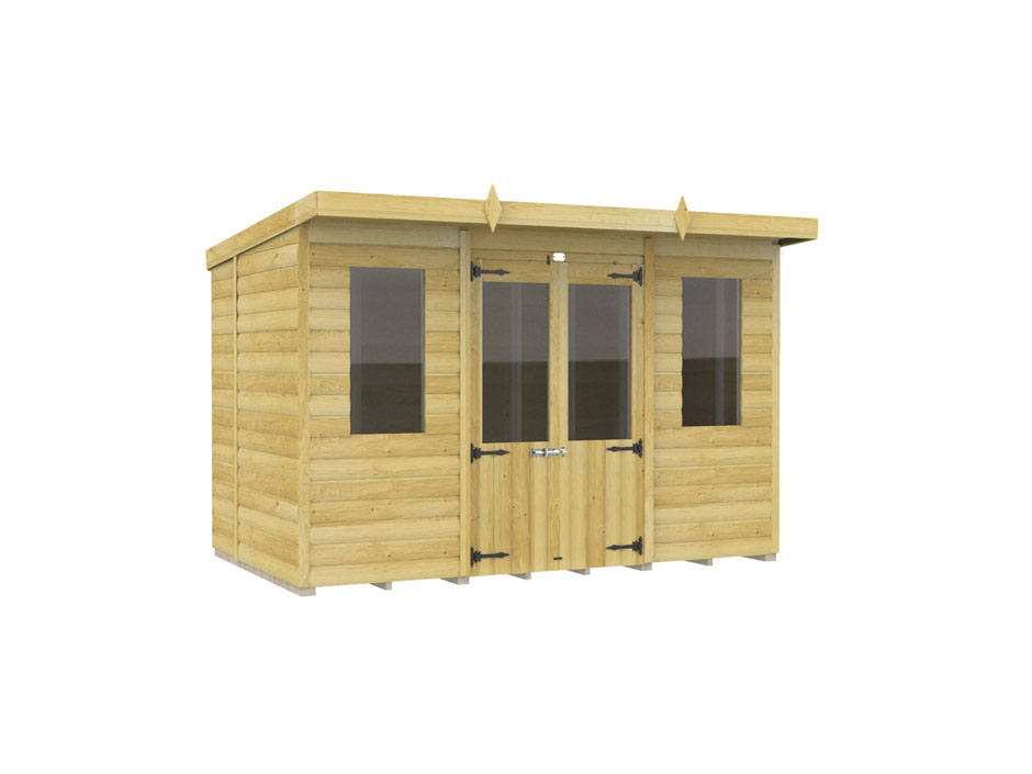 10ft x 6ft Pent Summer House Loglap