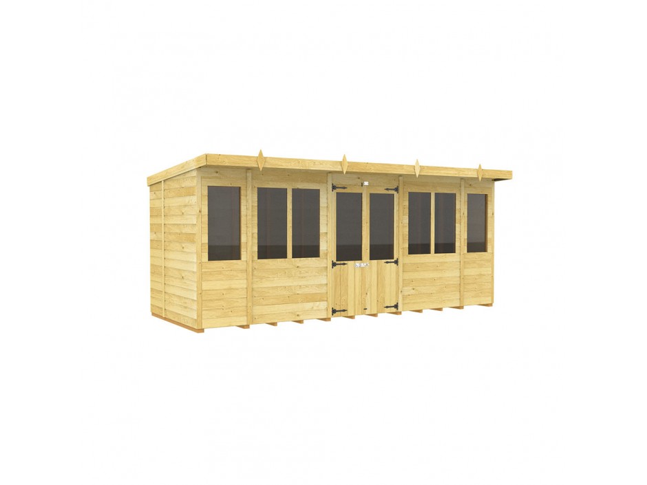 16ft x 5ft Pent Summer House