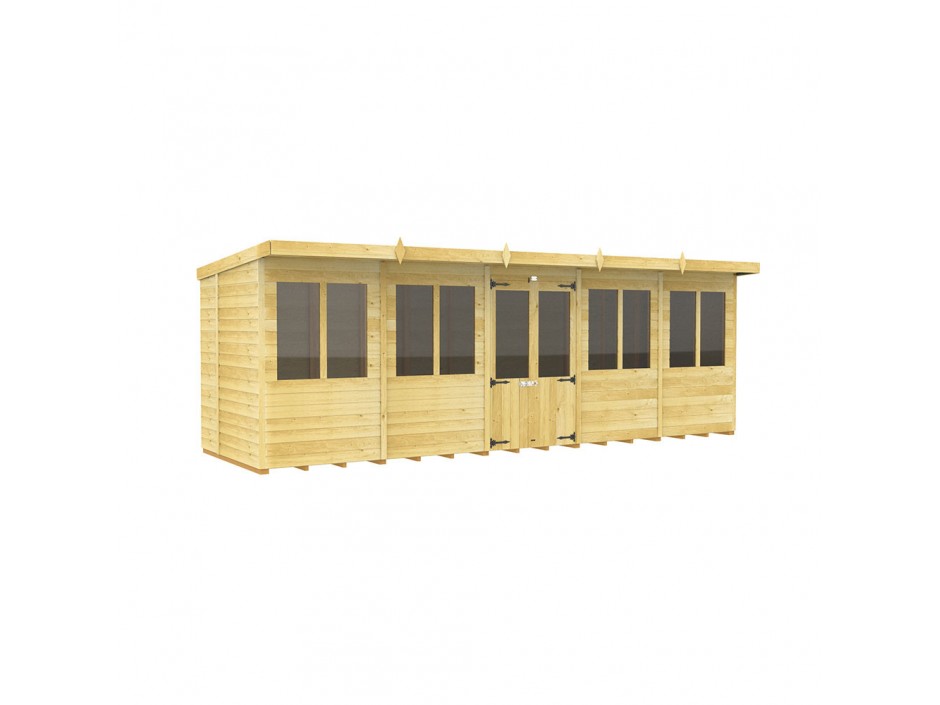 20ft x 6ft Pent Summer House