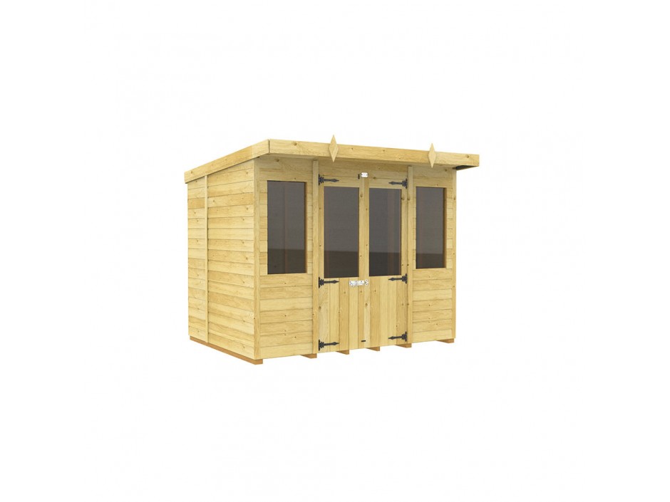 8ft x 8ft Pent Summer House