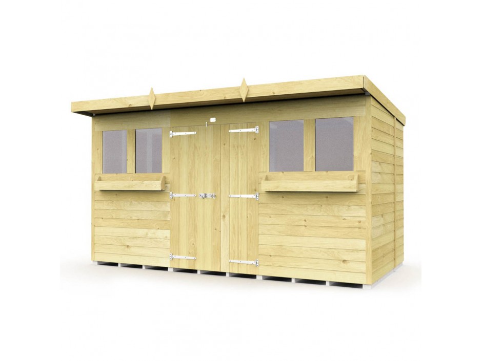 12ft x 5ft Pent Summer Shed