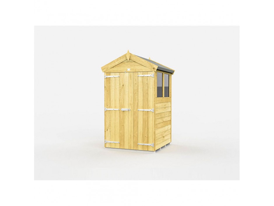 4ft x 4ft Apex Shed