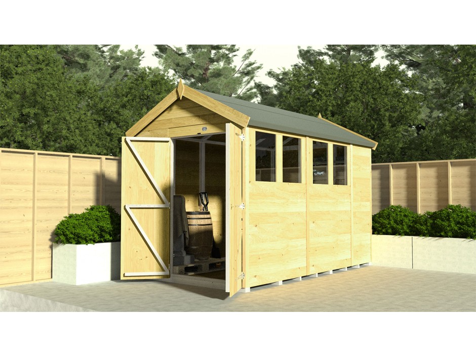 4ft x 4ft Apex Shed