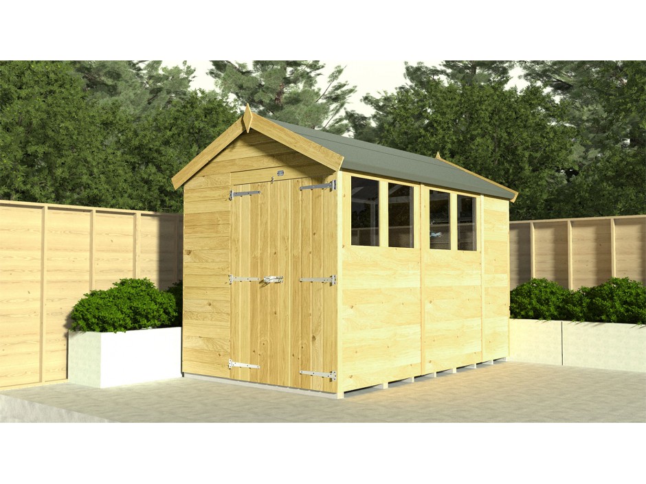 4ft x 7ft Apex Shed