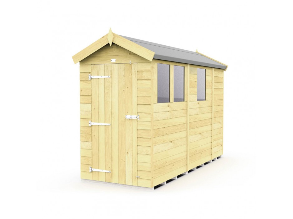 4ft x 9ft Apex Shed