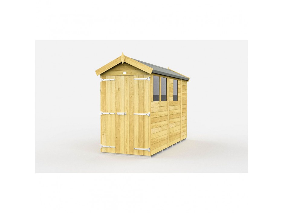 4ft x 9ft Apex Shed