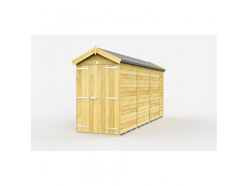 4ft x 13ft Apex Shed