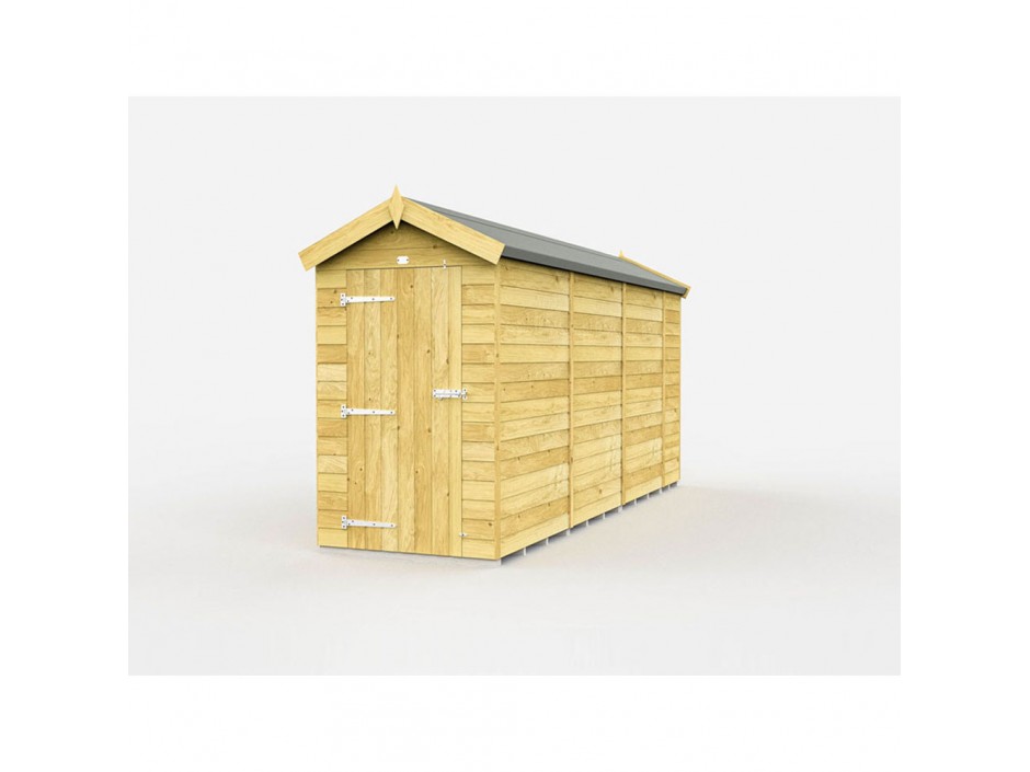 4ft x 14ft Apex Shed