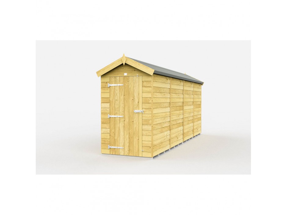 4ft x 15ft Apex Shed