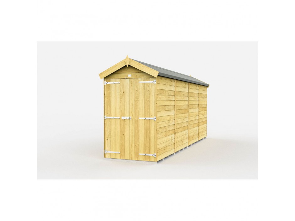 4ft x 15ft Apex Shed