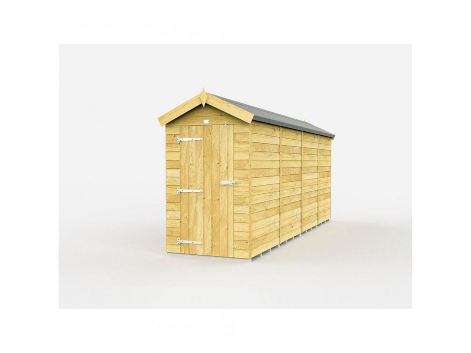 4ft x 16ft Apex Shed