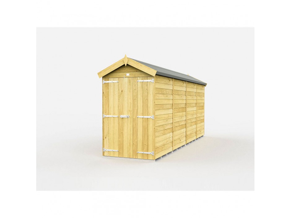 4ft x 16ft Apex Shed