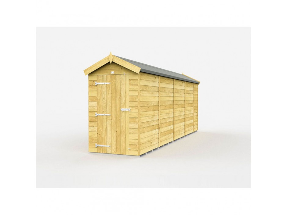 4ft x 18ft Apex Shed