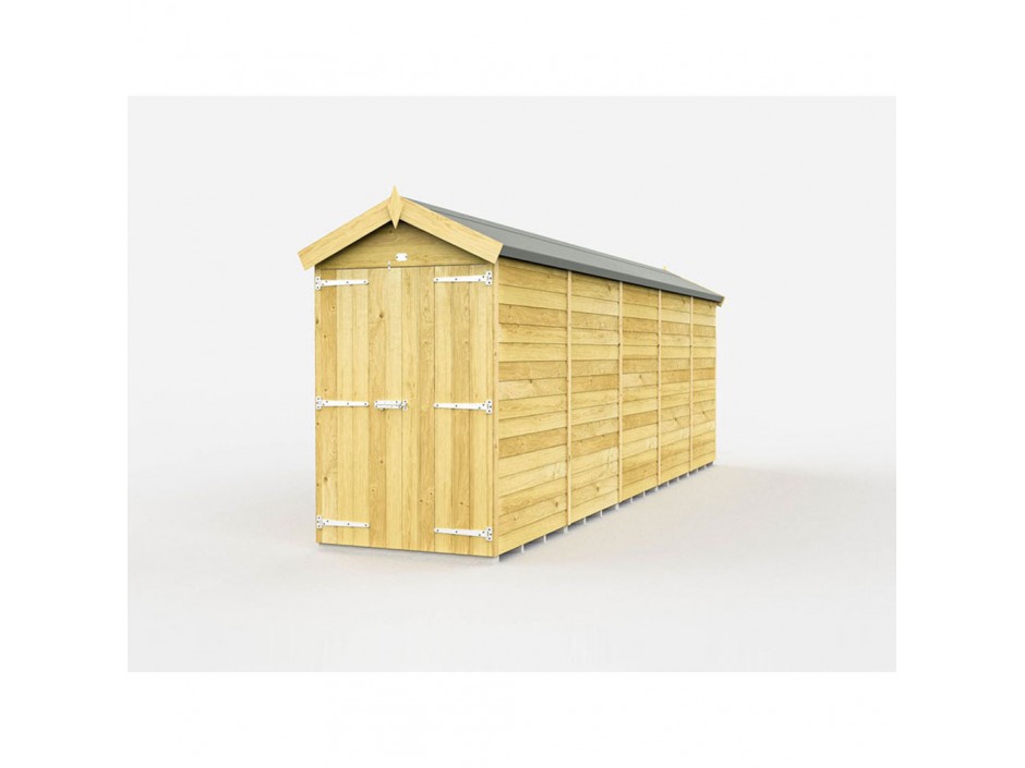 4ft x 20ft Apex Shed