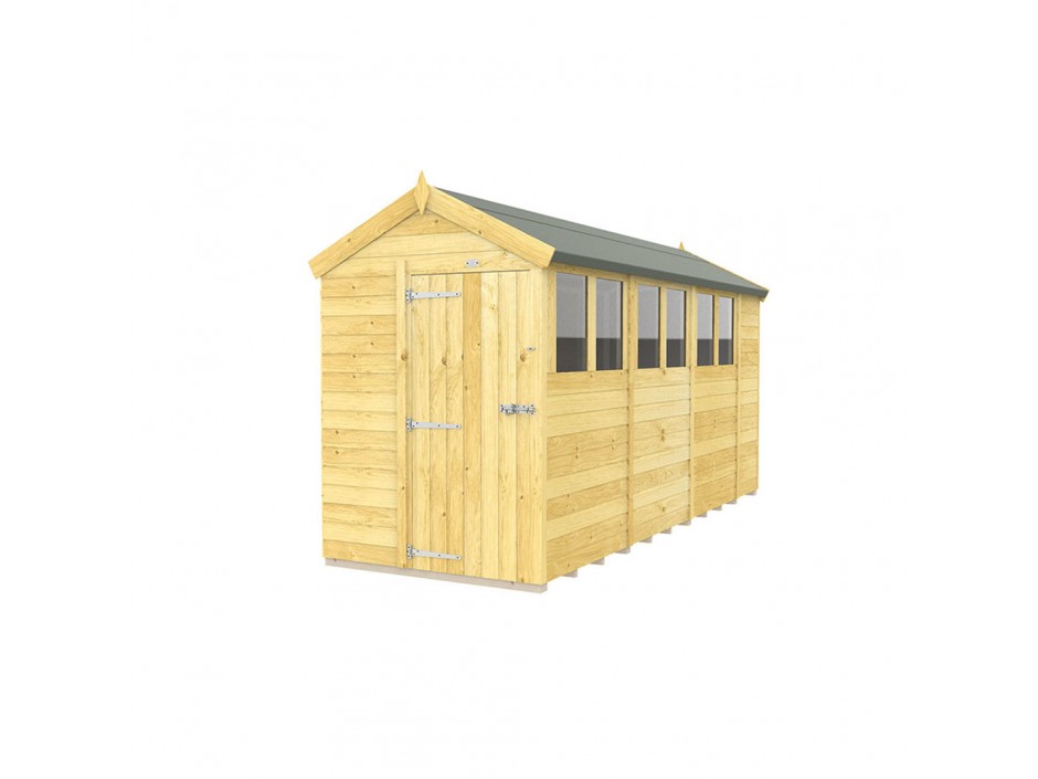 5ft x 14ft Apex Shed