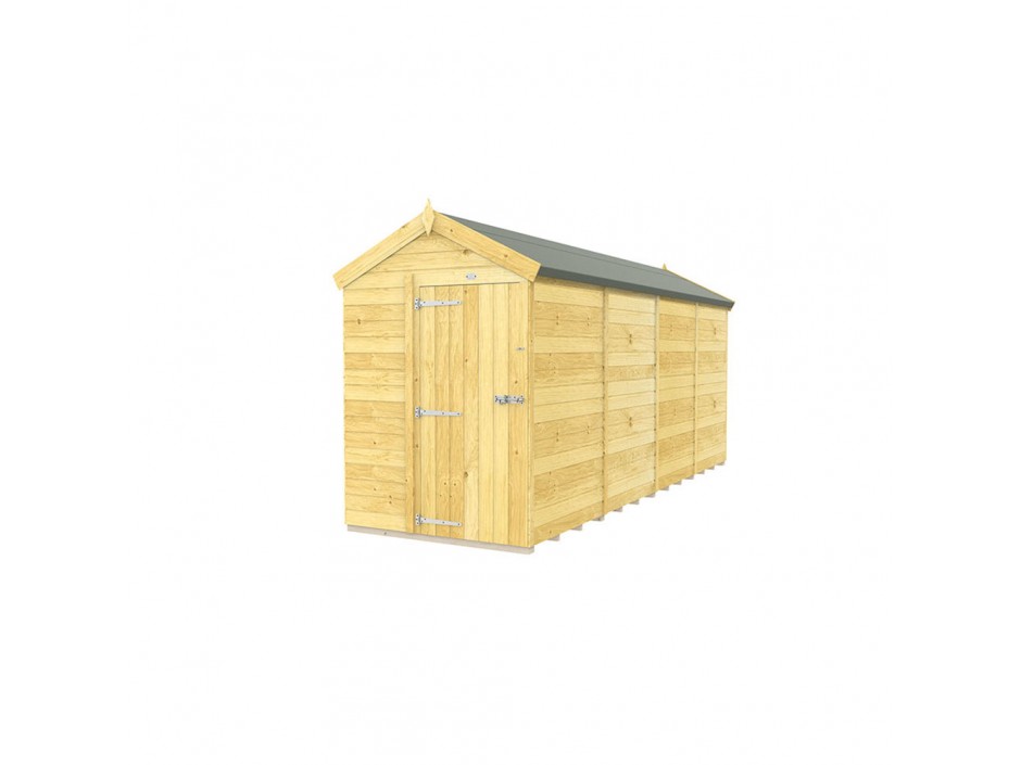 5ft x 16ft Apex Shed