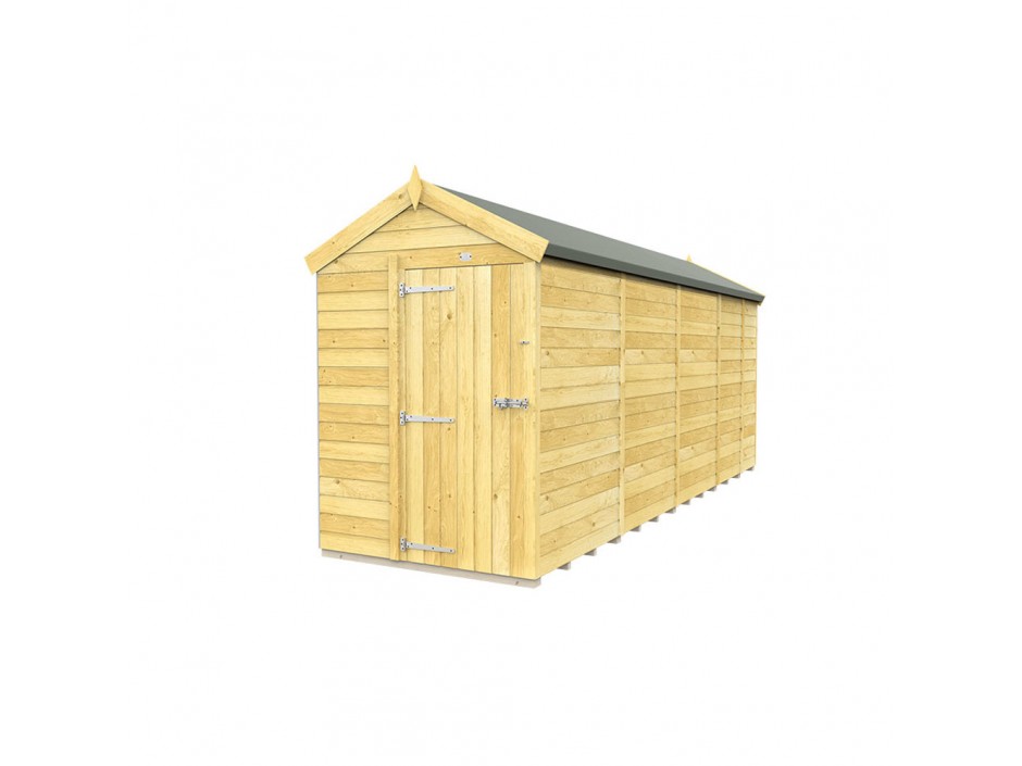 5ft x 17ft Apex Shed