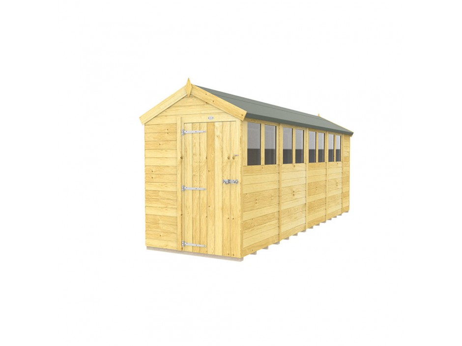 5ft x 18ft Apex Shed