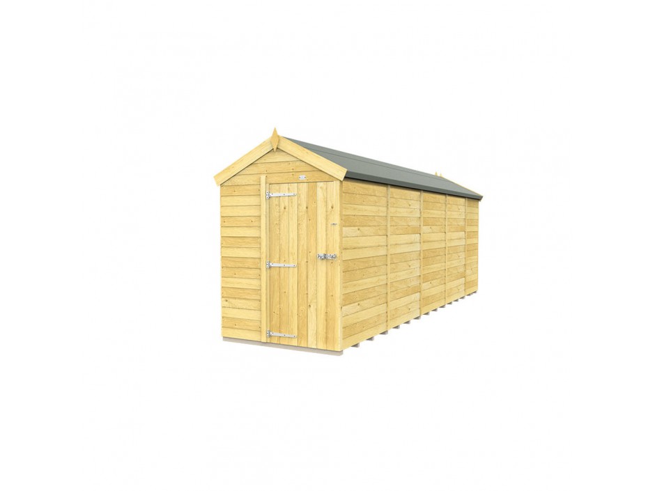 5ft x 19ft Apex Shed