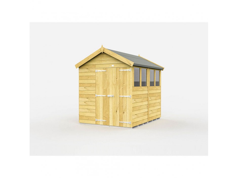 6ft x 8ft Apex Shed