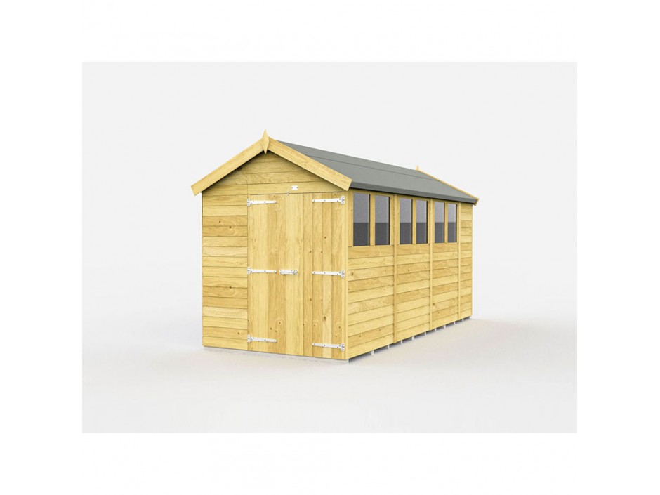 6ft x 14ft Apex Shed