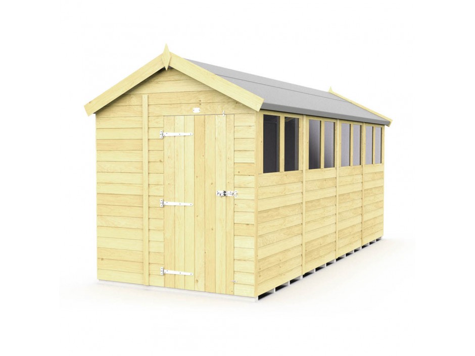 6ft x 16ft Apex Shed